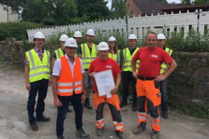 Baustellenexkursion der Hochschule Ostwestfalen-Lippe