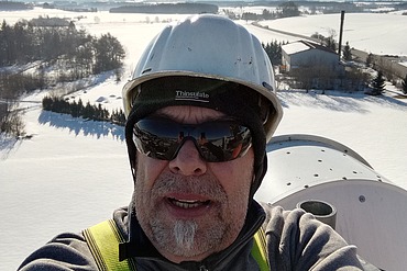 Roland during a tower test