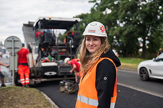 Image of an employee at work