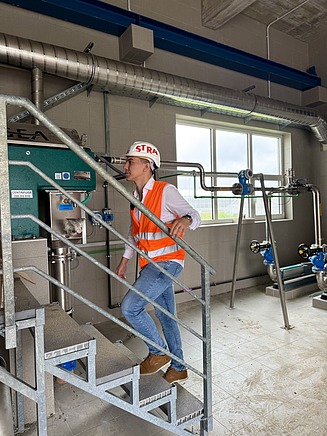 Igor na postrojenju za pročišćavanje voda