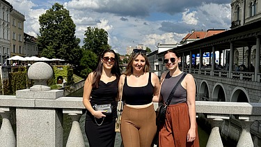 Anđela s kolegicama u Ljubljani