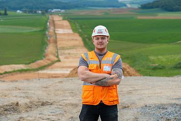 David, Bauleiter auf dem SuedLink