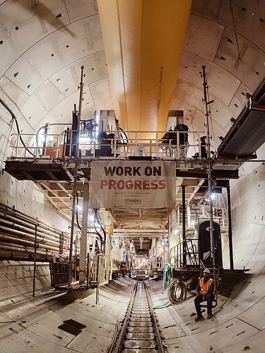 Construction site in Toronto
