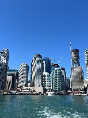 Boat trip in Toronto