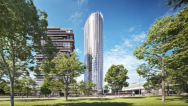 Außenvisualisierung Weitblickgroßprojekt in Wien
