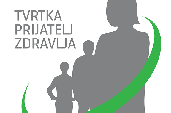 LogoTvrtka prijatelj zdravlja, sivo-bijelo-zeleno