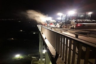 Noćna izgradnja Krčkog mosta