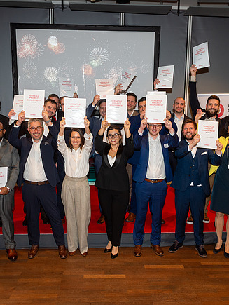 Svi kolege na završnoj prezentaciji u Beču