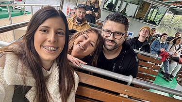 Anđela s kolegama na teambuildingu na brodu