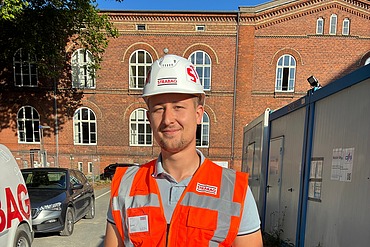 Michel, site manager at Bremerhaven