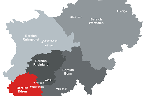 STRABAG Karte - Bereich Düren