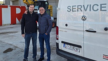 Željko s kolegom Markom 