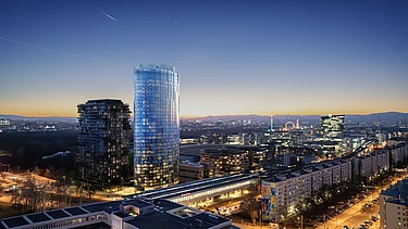 Außenvisualisierung Weitblickgroßprojekt in Wien