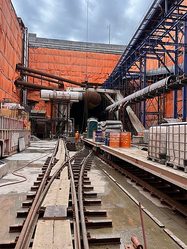 Construction site in Toronto