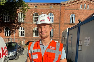 Michel, site manager at Bremerhaven