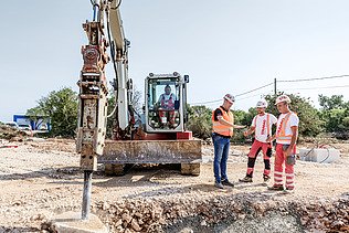 Fotografija kolega na gradilištu