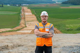 David, site manager on the SuedLink project